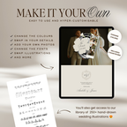 Old Money Lace Wedding Website Template with RSVP (Lace 04)