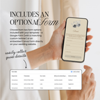 Save The Date Wedding Website Template (Photo Booth Animation 01 - Yellow)