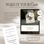 Old Money Lace Wedding Website Template with RSVP (Lace 01)