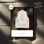 Wedding Website Template with RSVP (Photo Booth 01 - Ivory)