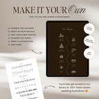 Wedding Website Template with RSVP (Photo Booth 01 - Brown)