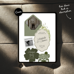 Wedding Website Template with RSVP (Sage & Ivory)