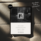 Lace Wedding Website Template with RSVP (Lace 0501)