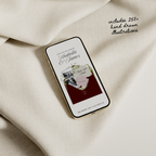 Save The Date Wedding Website Template (Burgundy & Ivory)