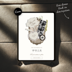 Save The Date Wedding Website Template (Photo Booth Animation 01 - Ivory)
