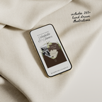 Save The Date Wedding Website Template (Brown & Ivory)