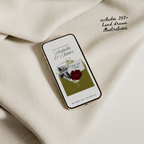Save The Date Wedding Website Template (Olive Green & Burgundy)