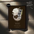Save The Date Wedding Website Template (Photo Booth Animation 01 - Brown)