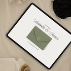 Save The Date Wedding Website Template (Sage & Ivory)