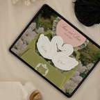Heirloom Save The Date Website Template (Green & Pink)