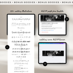 Save The Date Wedding Website Template (Burgundy)