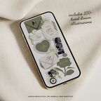 Wedding Website Template with RSVP (Envelope 05 - Sage Green + Ivory)