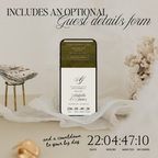 Old Money Save The Date Website Template (Lace 02)