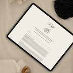 Old Money Lace Wedding Website Template with RSVP (Lace 01)