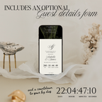 Old Money Save The Date Website Template (Lace 01)