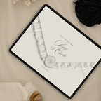 Lace Heart Save The Date Website Template (Lace 03 - Ivory)