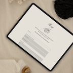 Old Money Lace Wedding Website Template with RSVP (Lace 03)