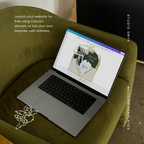 Save The Date Wedding Website Template (White & Green)