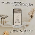 Old Money Save The Date Website Template (Lace 0202)