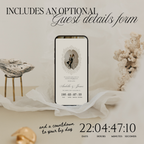 Old Money Save The Date Website Template (Lace 04)