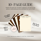 Old Money Save The Date Website Template (Burgundy)