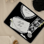 Wedding Website Template with RSVP (Photo Booth 01 - Black)