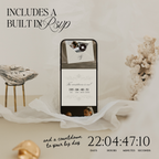 Old Money Lace Wedding Website Template with RSVP (Lace 04)