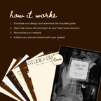 Old Money Save The Date Website Template (Burgundy)