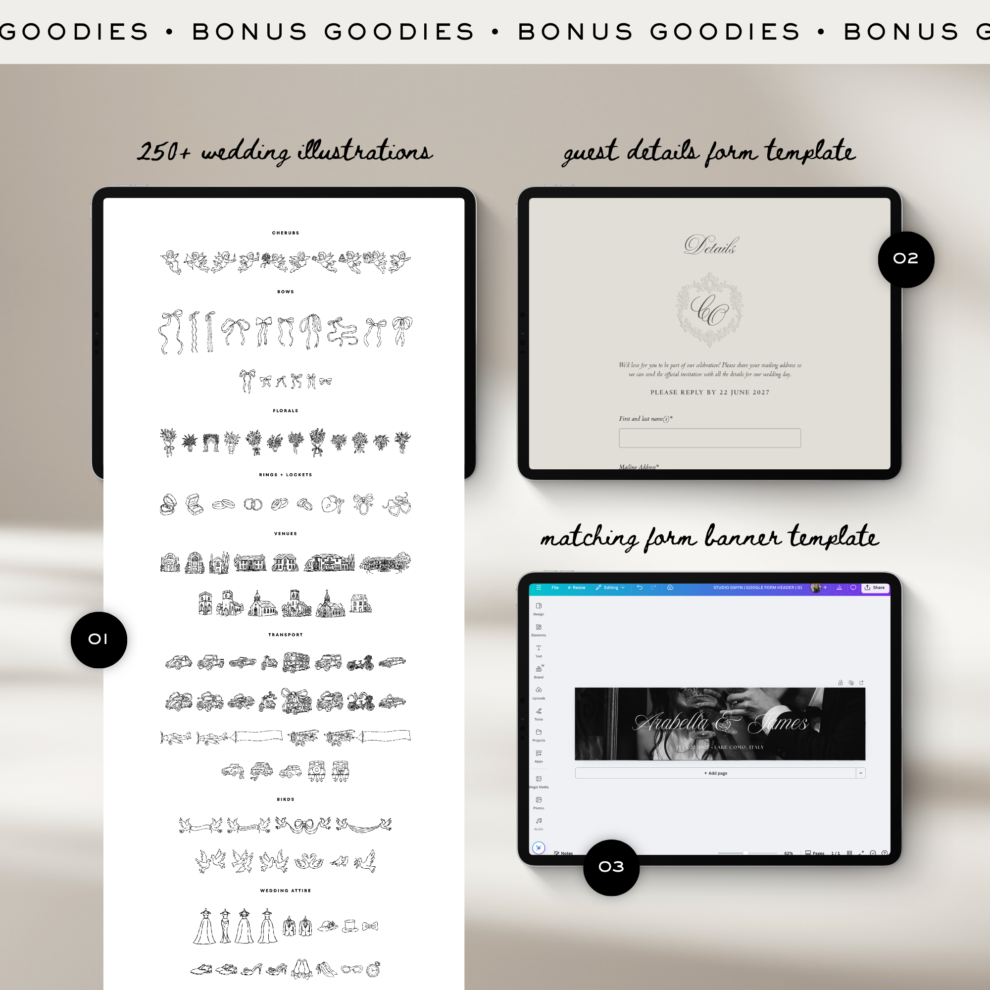 Heirloom Save The Date Website Template (Green & Pink)