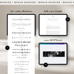 Wedding Website Template with RSVP (Envelope 04 - Olive Green & Burgundy)