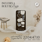 Wedding Website Template with RSVP (Photo Booth 01 - Brown)