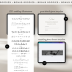 Save The Date Wedding Website Template (Envelope 05 - Sage Green + Ivory)