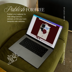 Old Money Save The Date Website Template (Burgundy)