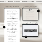 Save The Date Website Template (Vintage 01 - Brown Ivory)