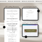 Save The Date Wedding Website Template (Envelope 07 - Ivory)