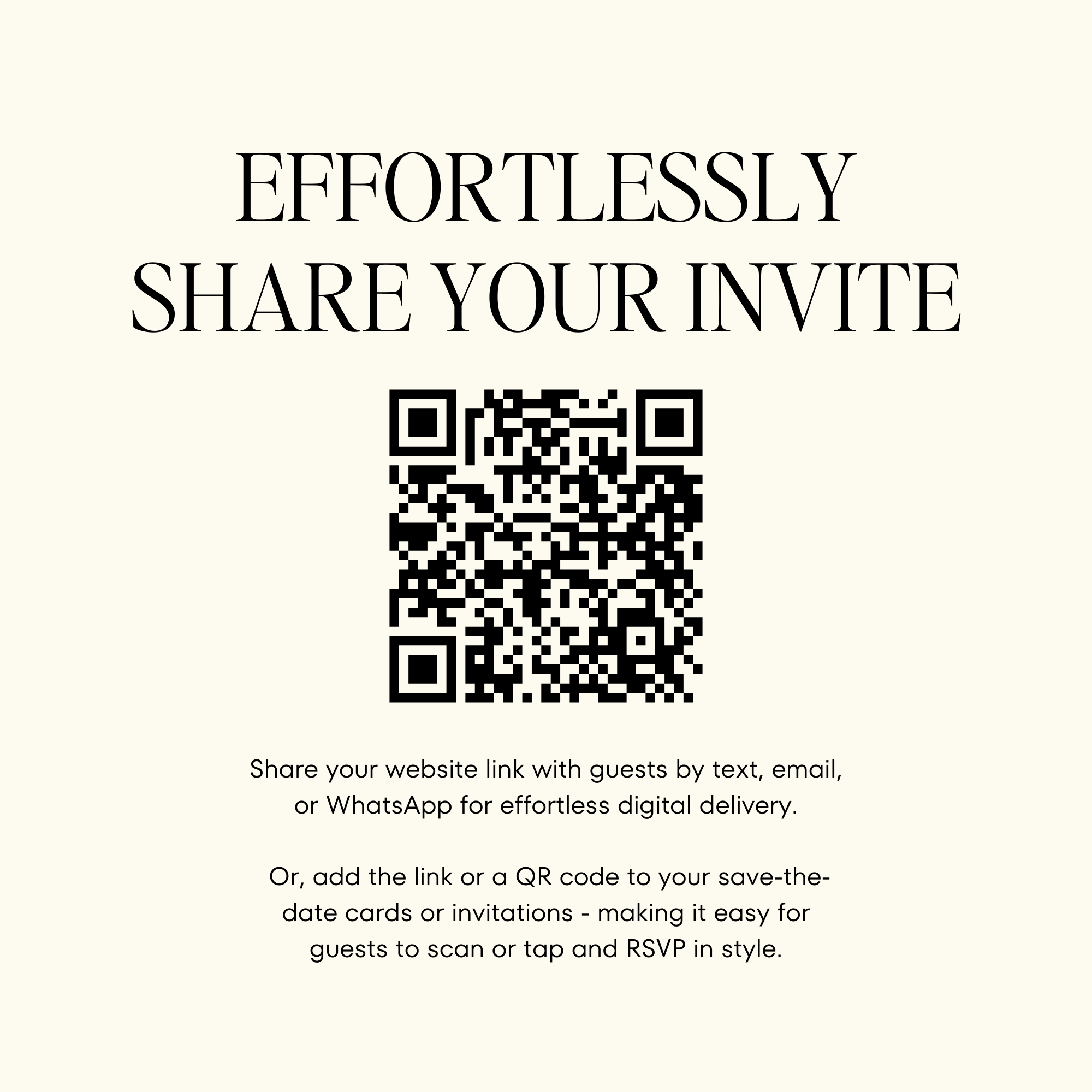 Elegant Minimal Wedding Website Template with RSVP