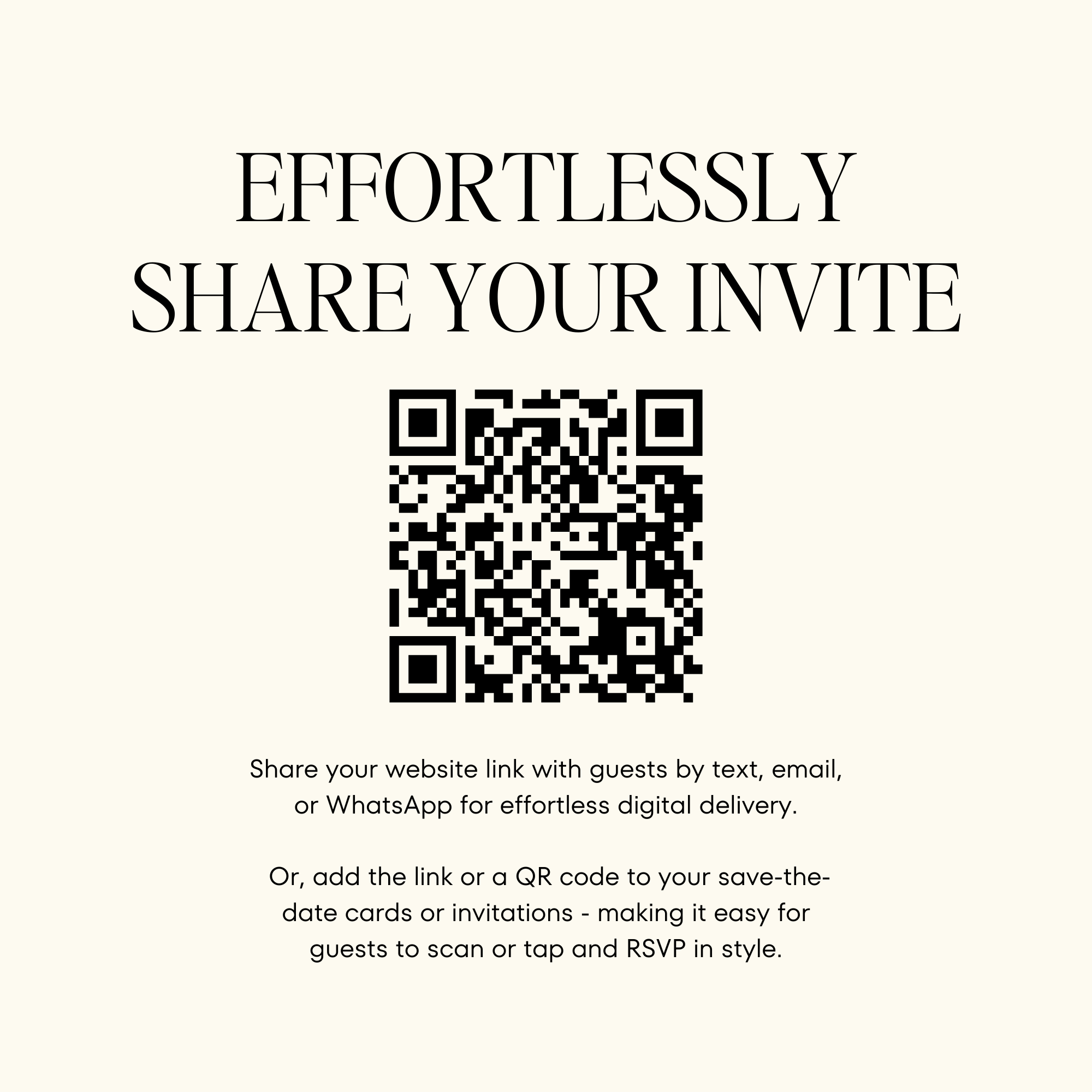 Wedding Website Template with RSVP (White & Green)