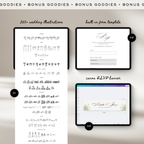 Wedding Website Template with RSVP (Envelope 06 - Sage Green + Ivory)