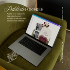 Save The Date Wedding Website Template (Envelope 07 - Green + Burgundy)