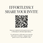 Save The Date Wedding Website Template (White & Green)