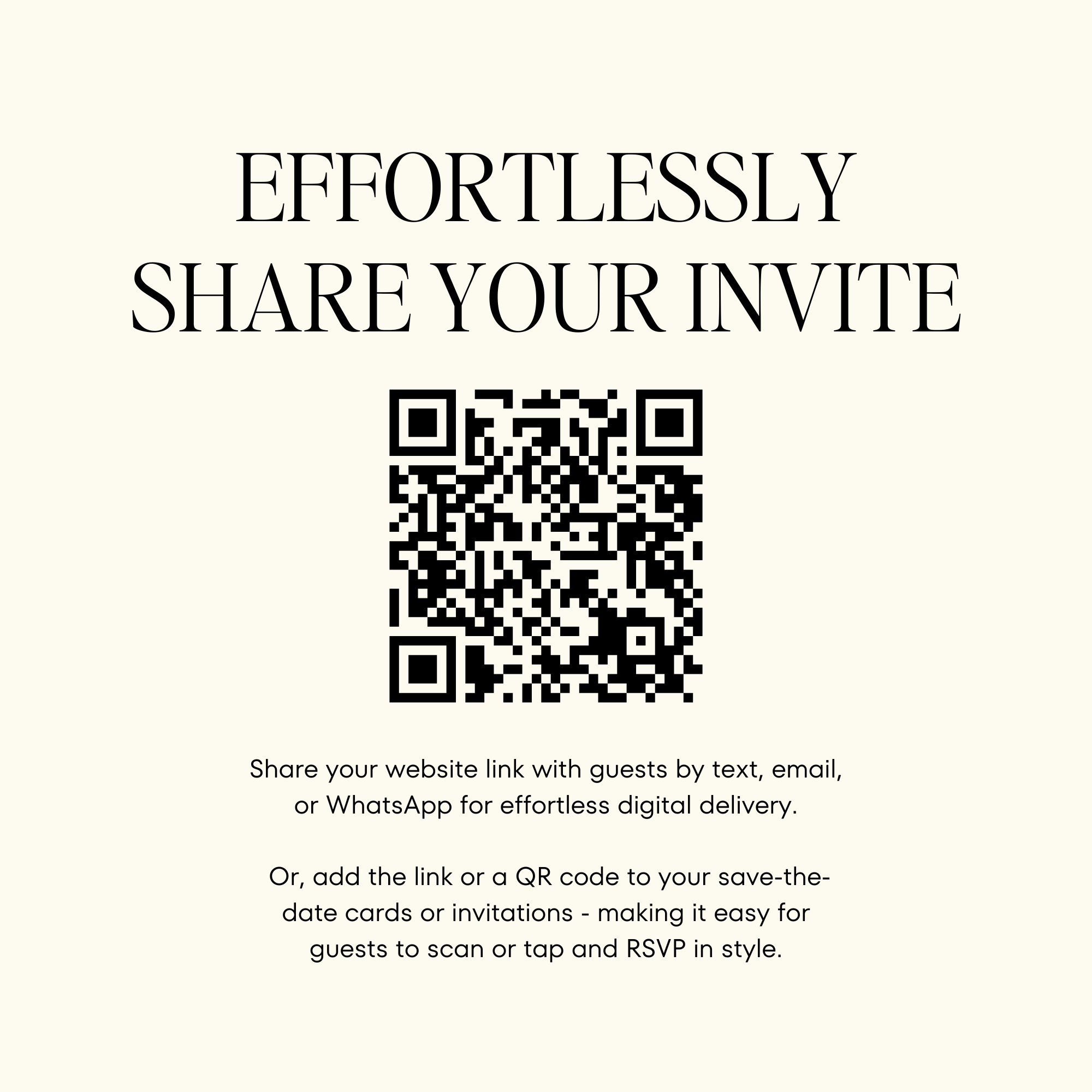 Save The Date Wedding Website Template (White & Green)