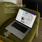 Wedding Website Template with RSVP (White & Green)