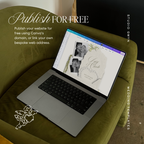 Save The Date Wedding Website Template (Envelope 07 - Ivory)