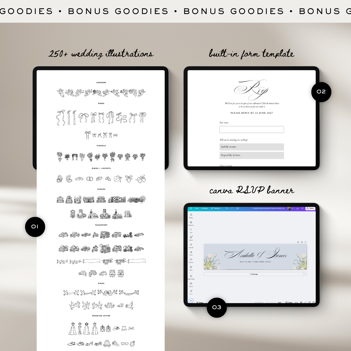 Wedding Website Template with RSVP (Envelope 05 - Blue + Green)