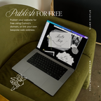 Wedding Website Template with RSVP (Photo Booth 01 - Black)