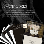 Old Money Lace Wedding Website Template with RSVP (Lace 03)