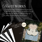 Heirloom Save The Date Website Template (Blue & Pink)