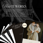 Old Money Save The Date Website Template (Lace 04)