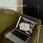 Wedding Website Template with RSVP (Photo Booth 01 - Brown)
