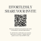 Wedding Website Template with RSVP (Brown & Dusty Blue)